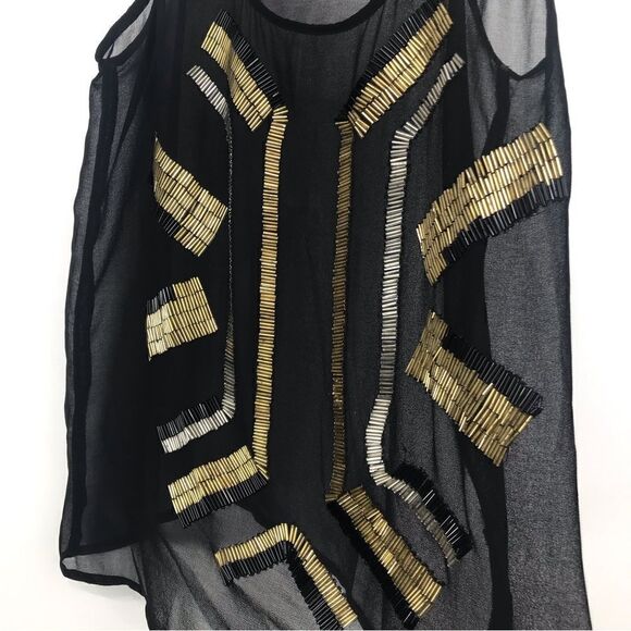 I Jeans By Buffalo Beaded Semi Sheer Tank - Picture 4 of 9